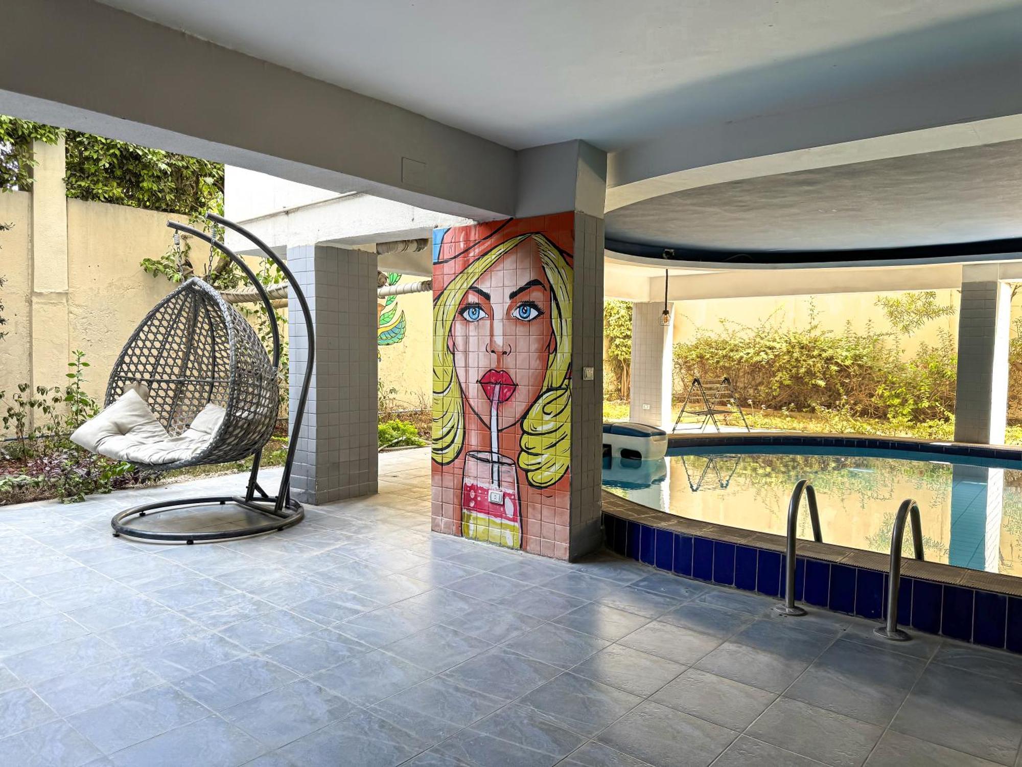 Charming With Private Pool In New Apartment Cairo